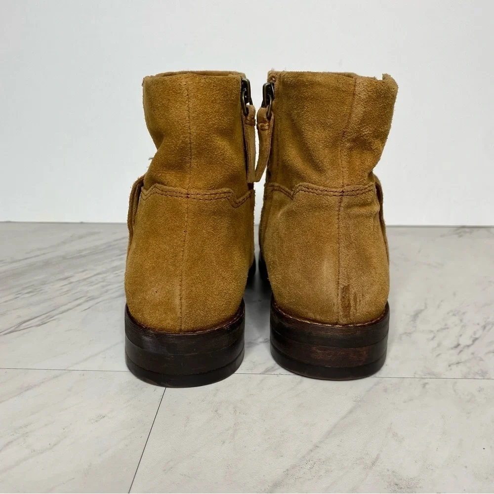 Franco Sarto Malina Brown Suede Bootie 8M